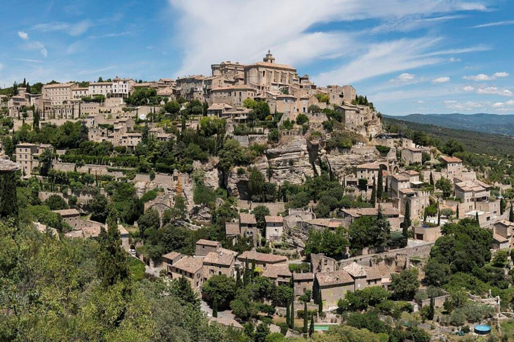 The village of Gordes in the Luberon area of Provence.