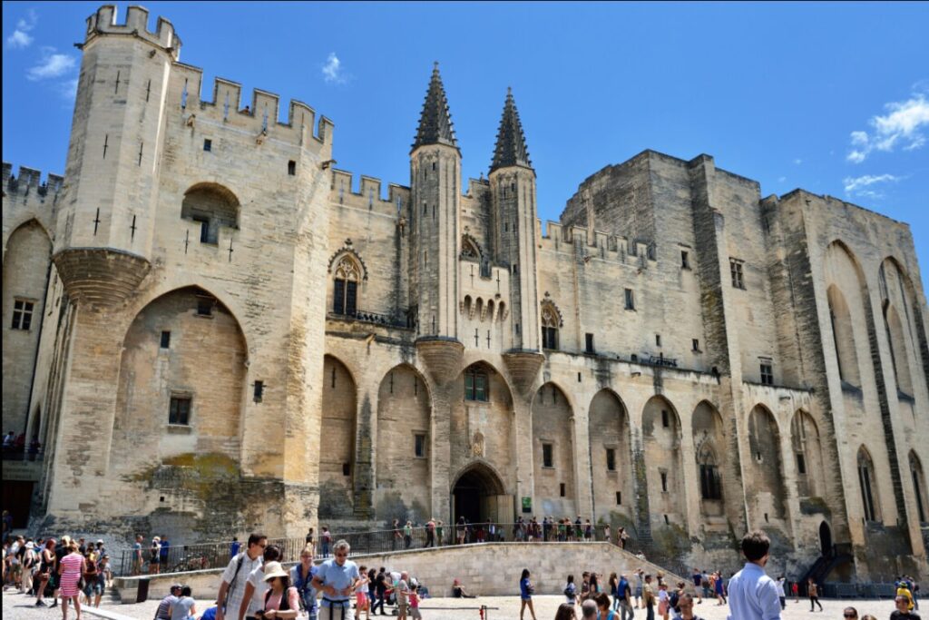 The Pope's Palace in Avignon.