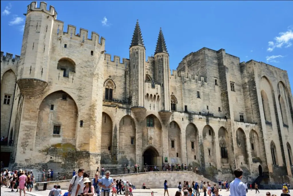 The Pope's Palace in Avignon.