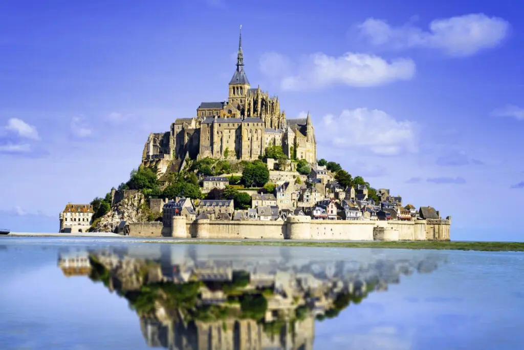 Mont Saint-Michel at high tide